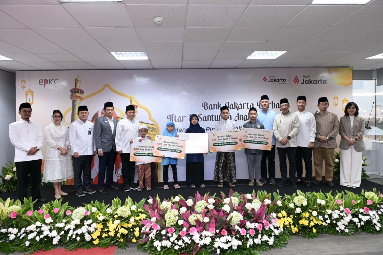 Ramadan Berkah, Bank Jakarta Tebar Santunan Bagi 8.500 Anak Yatim dan Duafa serta Hadirkan Posko Mudik