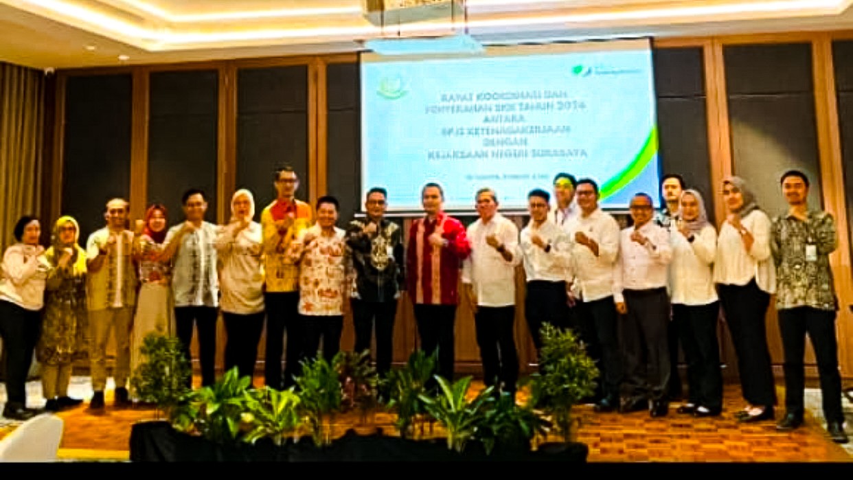 BPJS Ketenagakerjaan Serahkan 108 Surat Kuasa Khusus (SKK) ke Kejari Surabaya