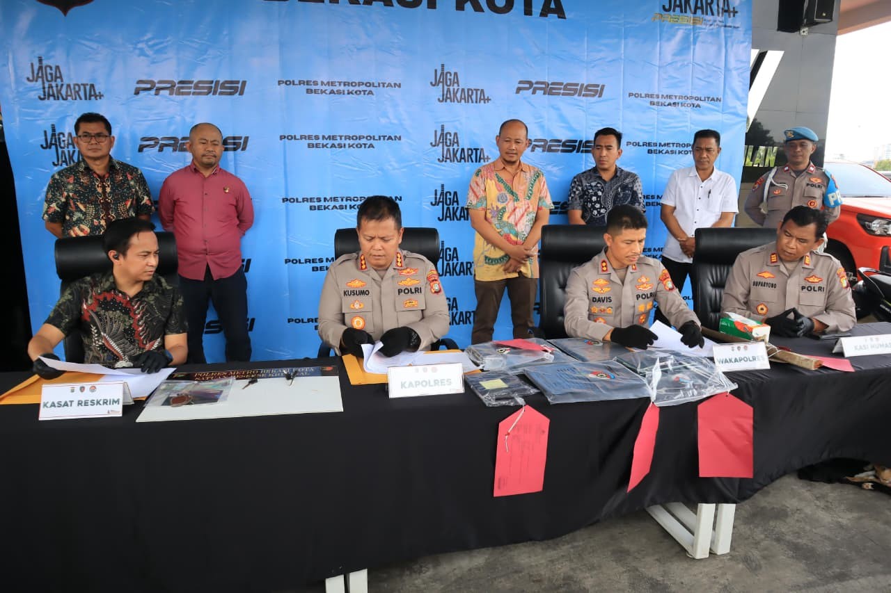 Polisi Ungkap Pencurian di Rumah Quran Bekasi, Lima Orang Ditangkap