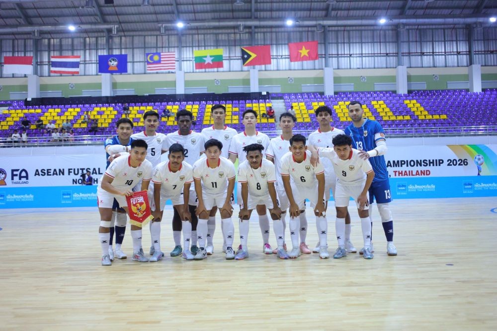Bekuk Malaysia, Timnas Futsal Indonesia Pastikan Tiket Semifinal Piala AFF 2026