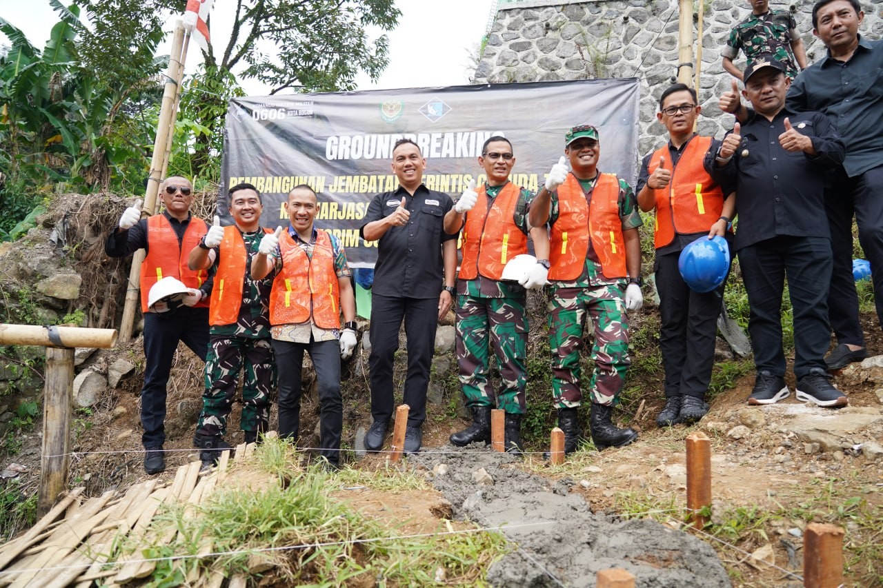 Groundbreaking Jembatan Garuda Harjasari Dimulai, Rusli Prihatevy: Jadi Urat Nadi Ekonomi Warga
