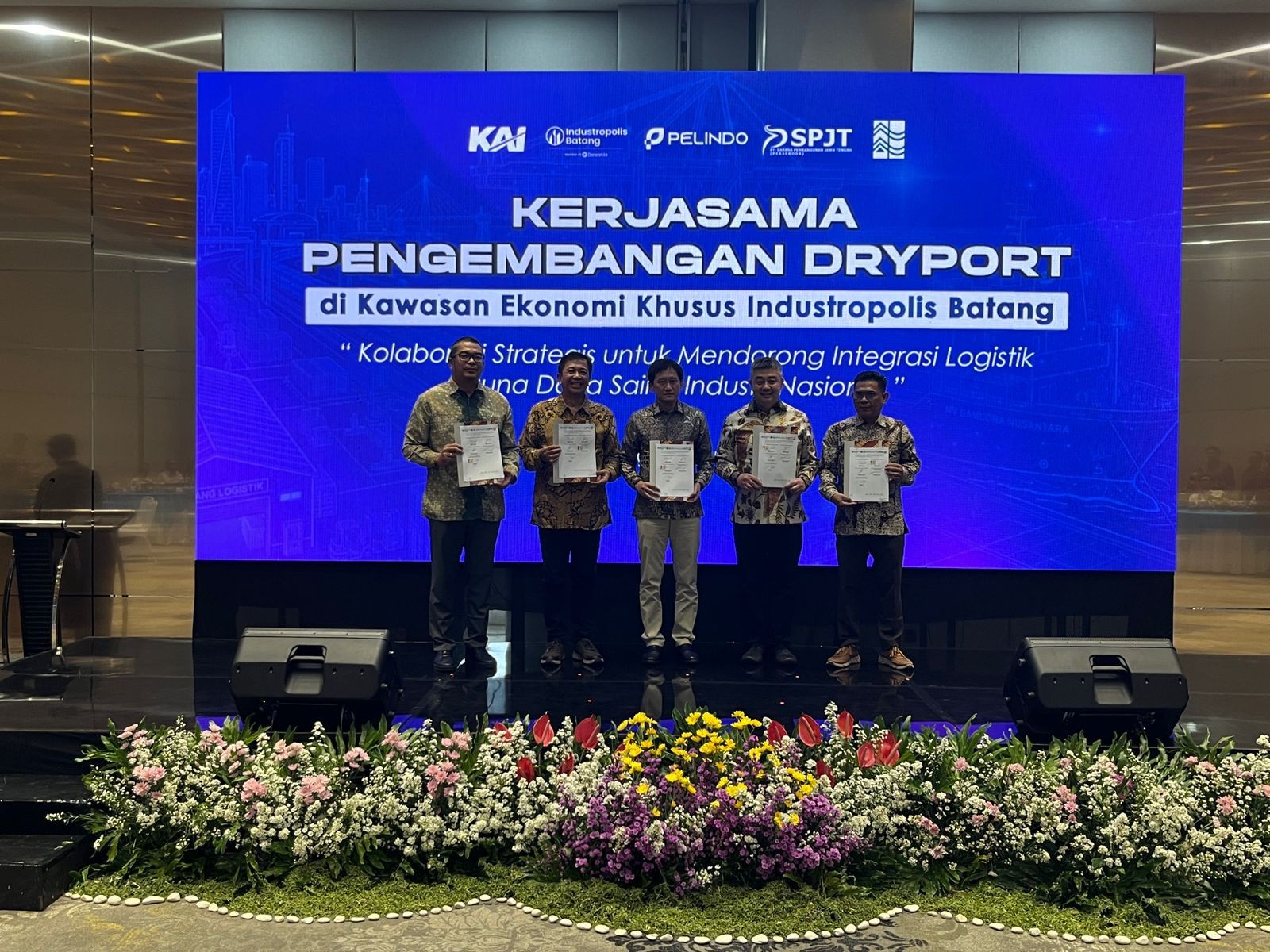 Pelindo dan Sejumlah BUMN Sepakati Pengembangan Dry Port di KITB Batang