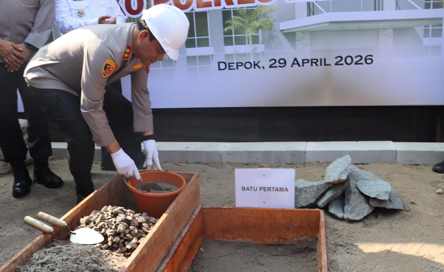 Groundbreaking Mako Polres Depok, Kapolda Minta Polisi Profesional dan Tidak Sakiti Masyarakat