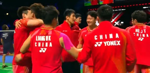 China Pertahankan Gelar Thomas Cup Usai Tumbangkan Prancis di Final Sengit