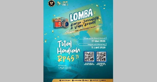 DKPP Gelar Lomba Konten Kreatif dan Karya Tulis Jurnalistik, Ini Cara Daftarnya