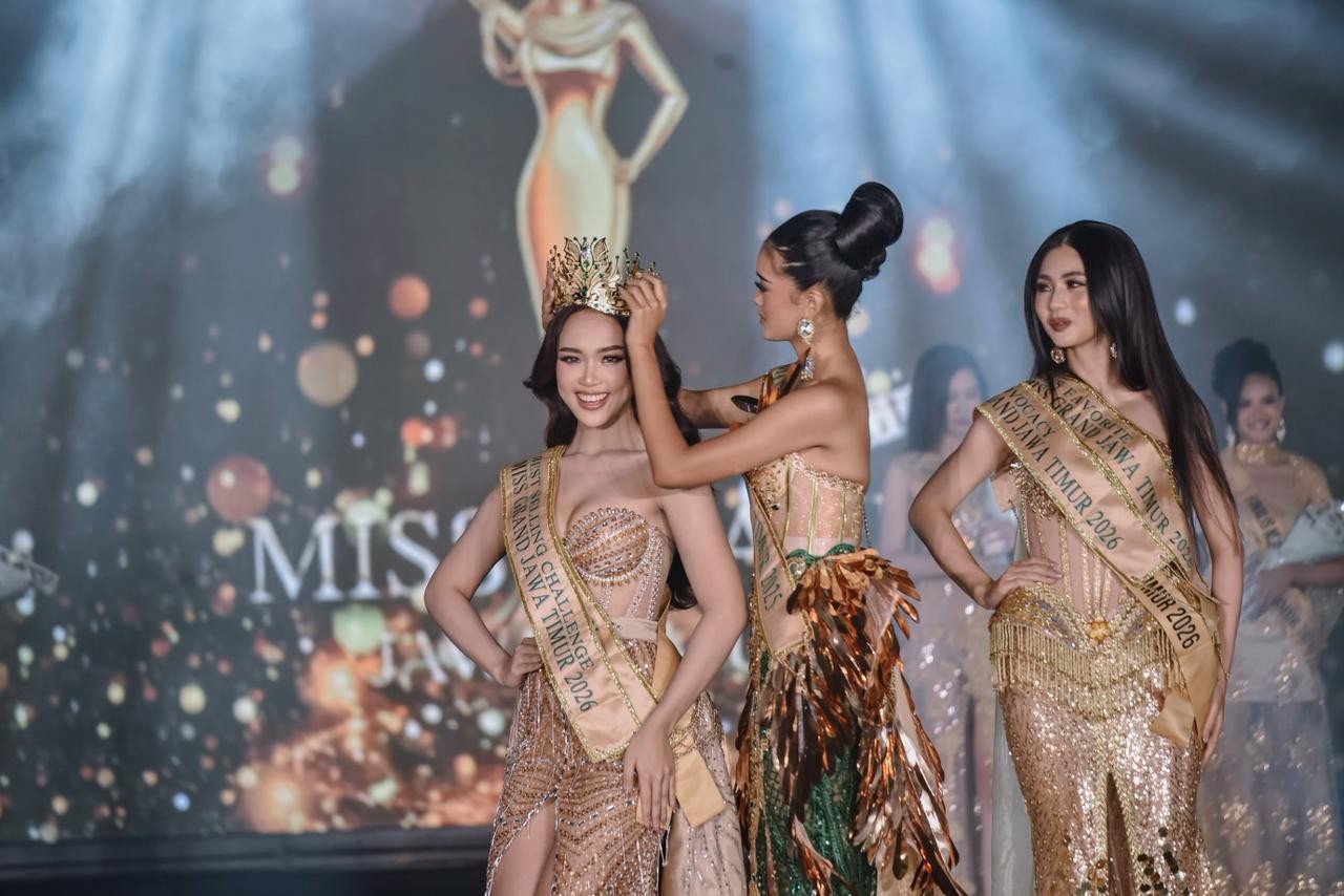 Gista Alisa Dinobatkan sebagai Miss Grand Jawa Timur 2026, Siap Melaju ke Tingkat Nasional