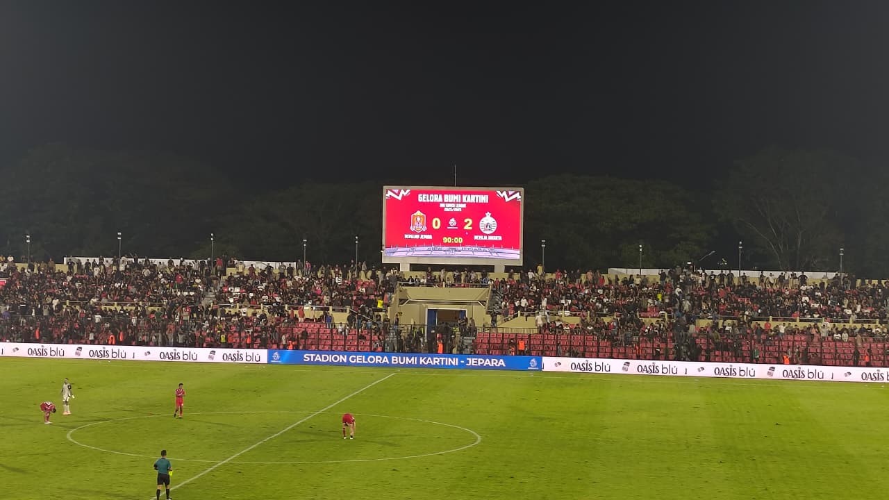 Persija Sukses Tundukkan Persijap Dua Gol Tanpa Balas di Jepara