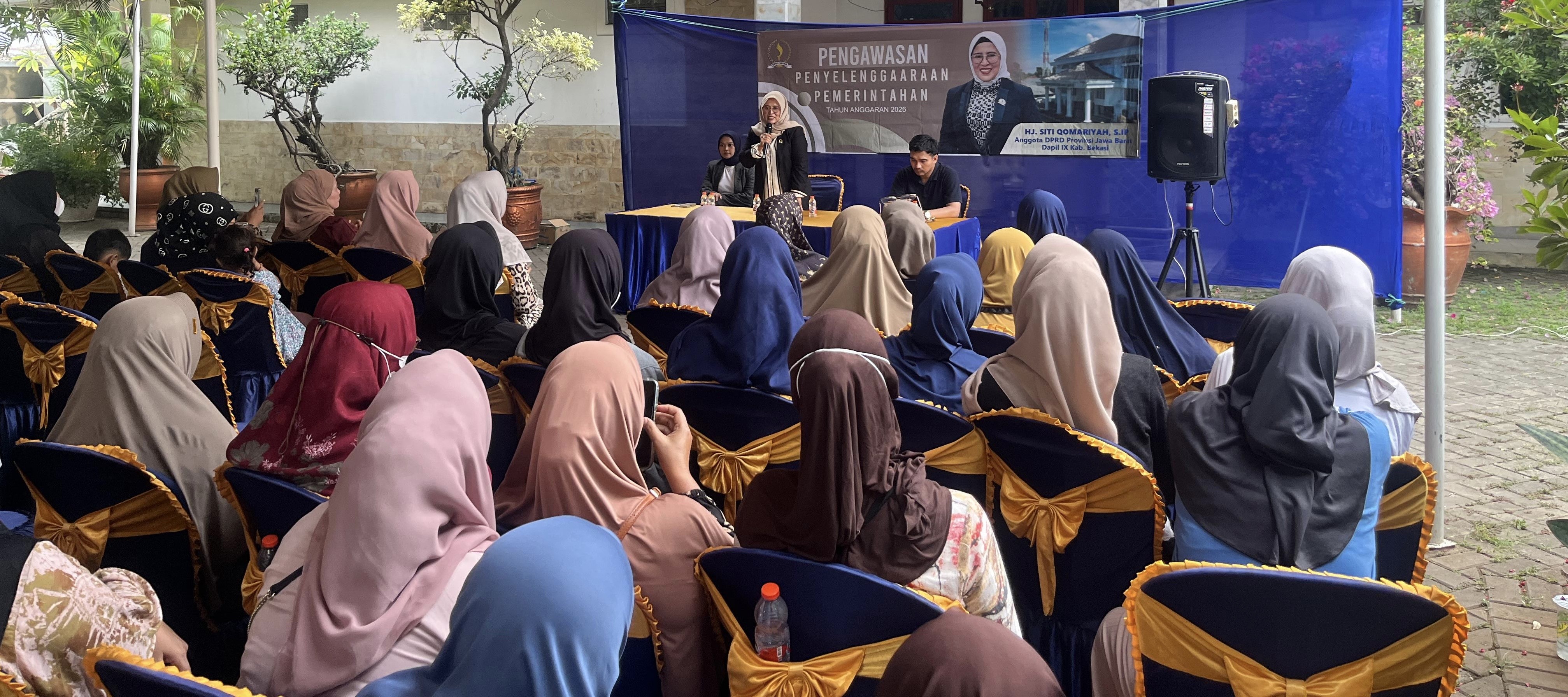 Siqom Apresiasi Semangat Gotong Royong Warga Desa Srimukti
