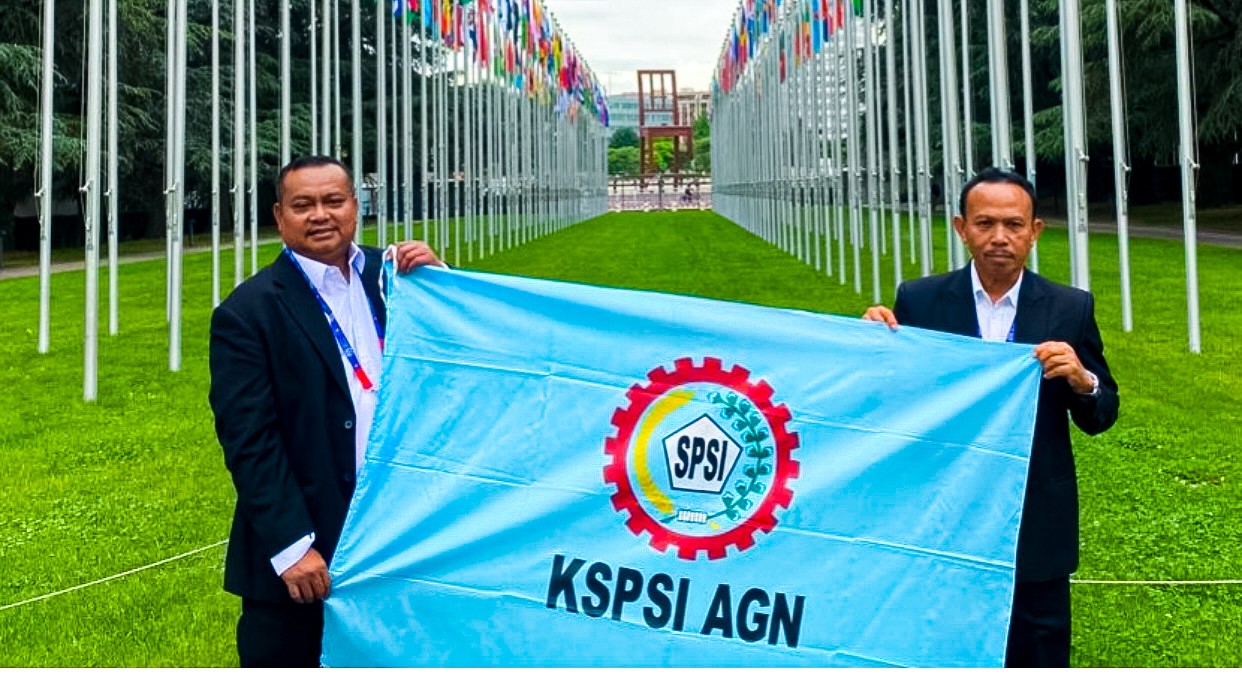 KSPSI AGN Kirim 2 Delegasi ke ILC 114 Jenewa Swiss, Kawal Tuntas Standar Ketenagakerjaan