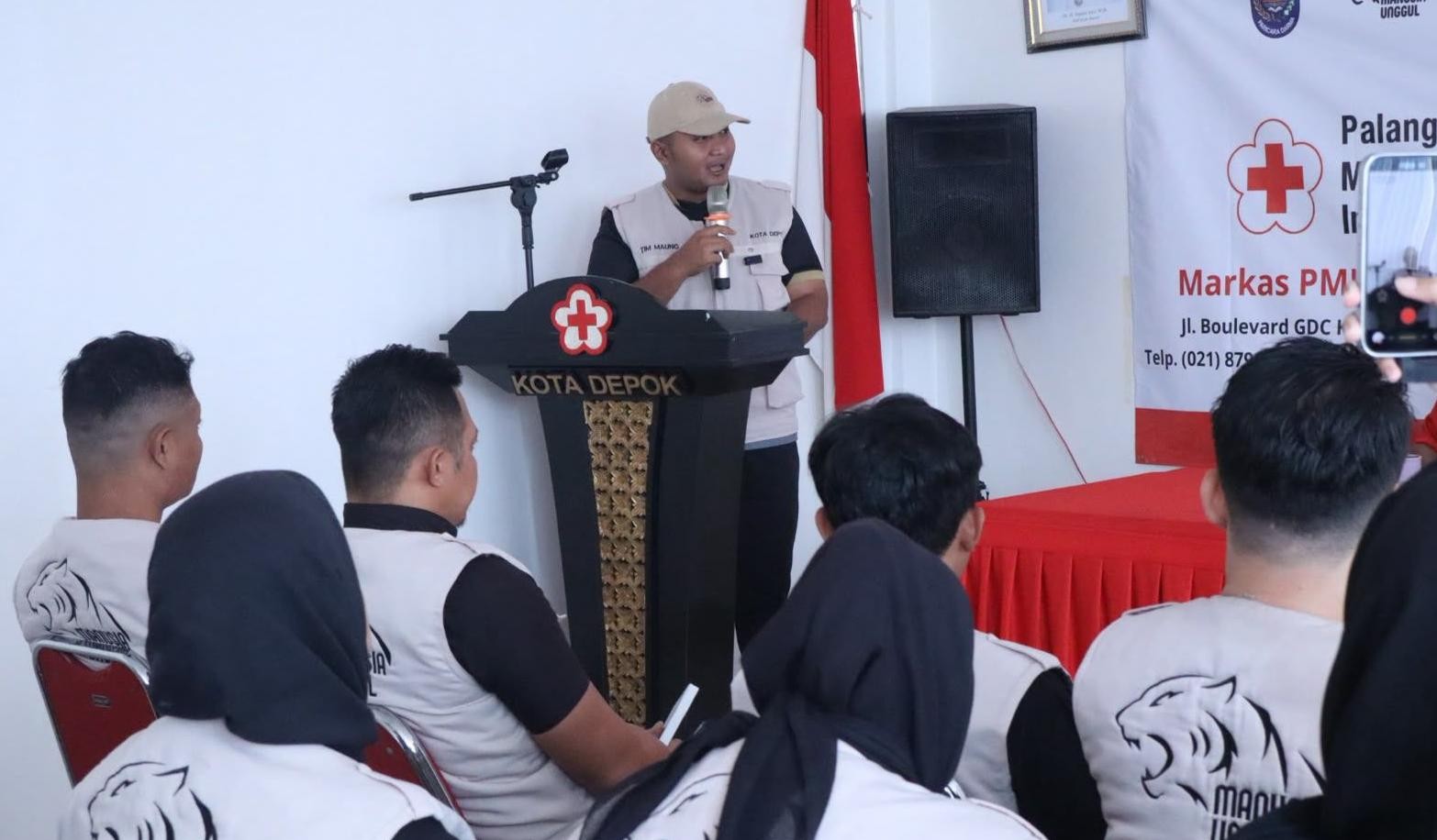 Tingkatkan Efektivitas Tugas, Tim Maung Perkuat Skill Pertolongan Pertama Bersama PMI Depok