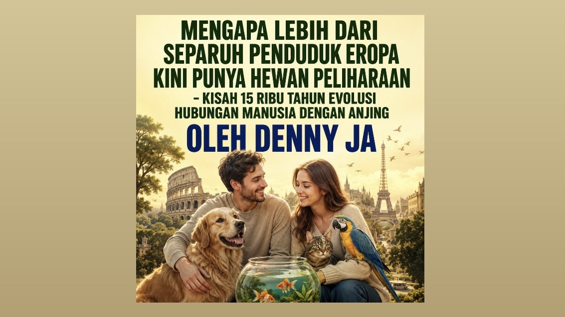 Mengapa Lebih Dari Separuh Penduduk Eropa Kini Punya Hewan Peliharaan, Kisah 15 Ribu Tahun Evolusi Hubungan Manusia dengan Anjing