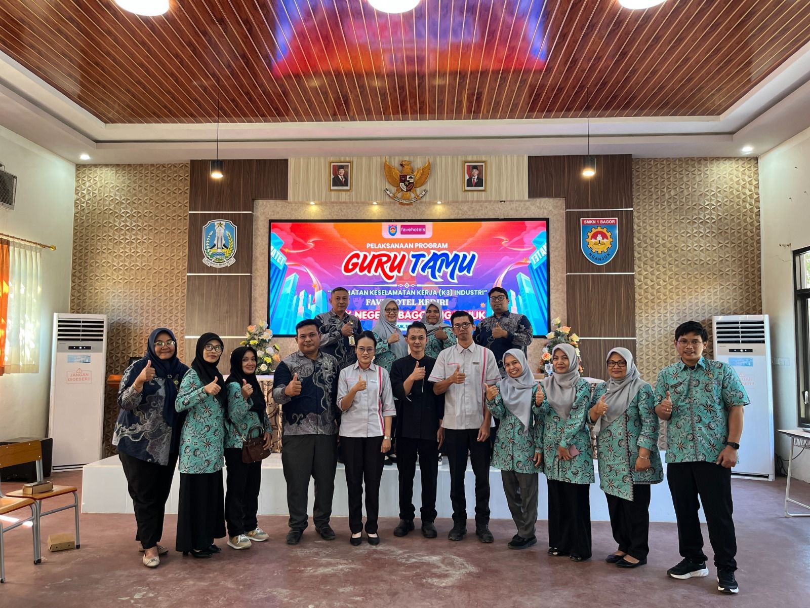 favehotel Kediri Berbagi Pengetahuan K3 Industri kepada Siswa SMKN 1 Bagor