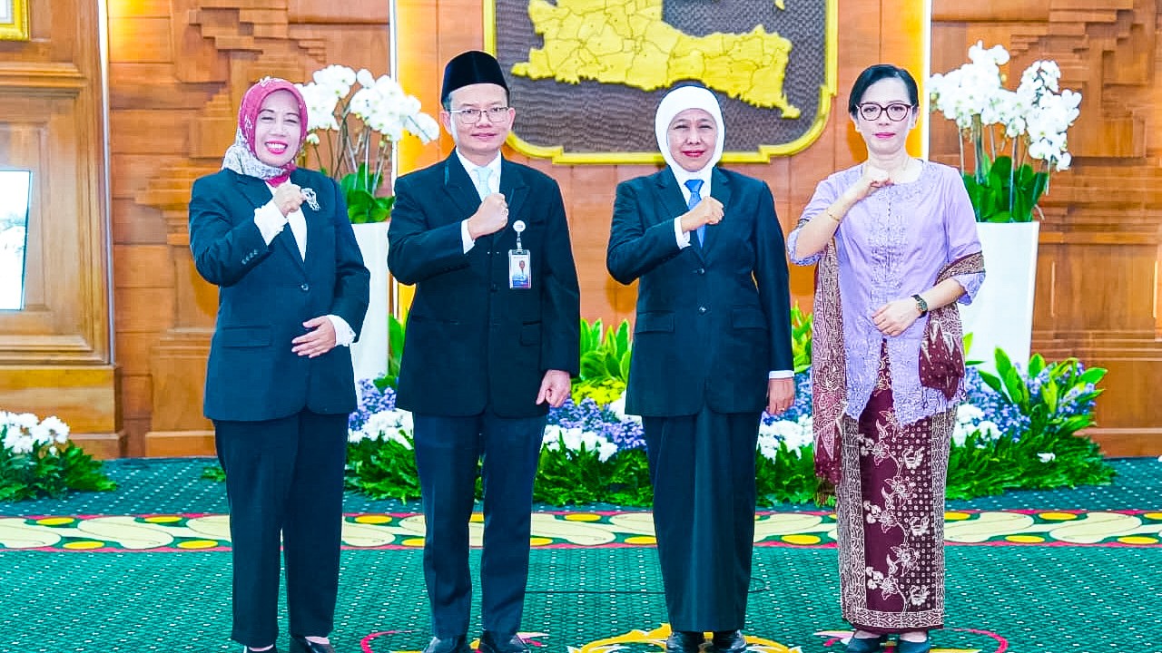 Gubernur Khofifah Kukuhkan Kaper BPKP Jatim: Wujudkan Tata Kelola Pemerintahan yang Bersih