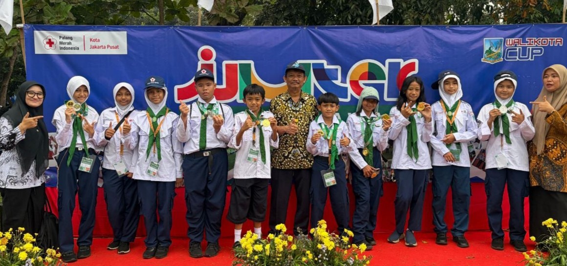 Nyaris Sapu Bersih Juara, SDN Bendungan Hilir 09 Pagi Berjaya di Ajang Jumtek PMR Walikota Cup 2026