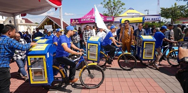Kemensos Berdayakan Penerima Bansos Jadi Penjual Roti