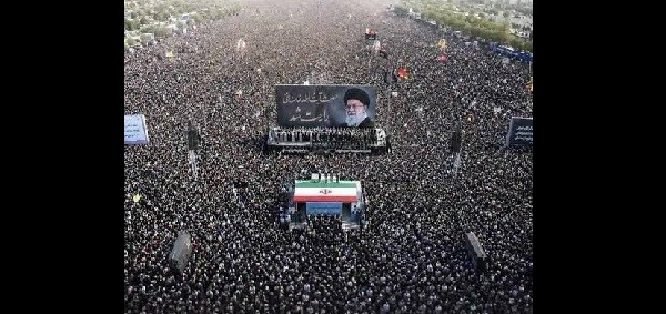 Langit Teheran Ditutup Total, Iran Gelar Prosesi Pemakaman Akbar Ayatullah Ali Khamenei