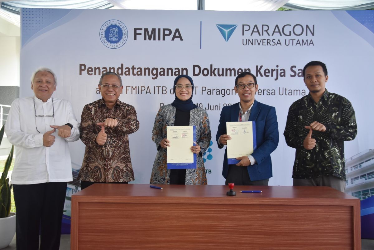 Perkuat Ekosistem Riset Nasional, FMIPA ITB dan ParagonCorp Jalin Kolaborasi Strategis