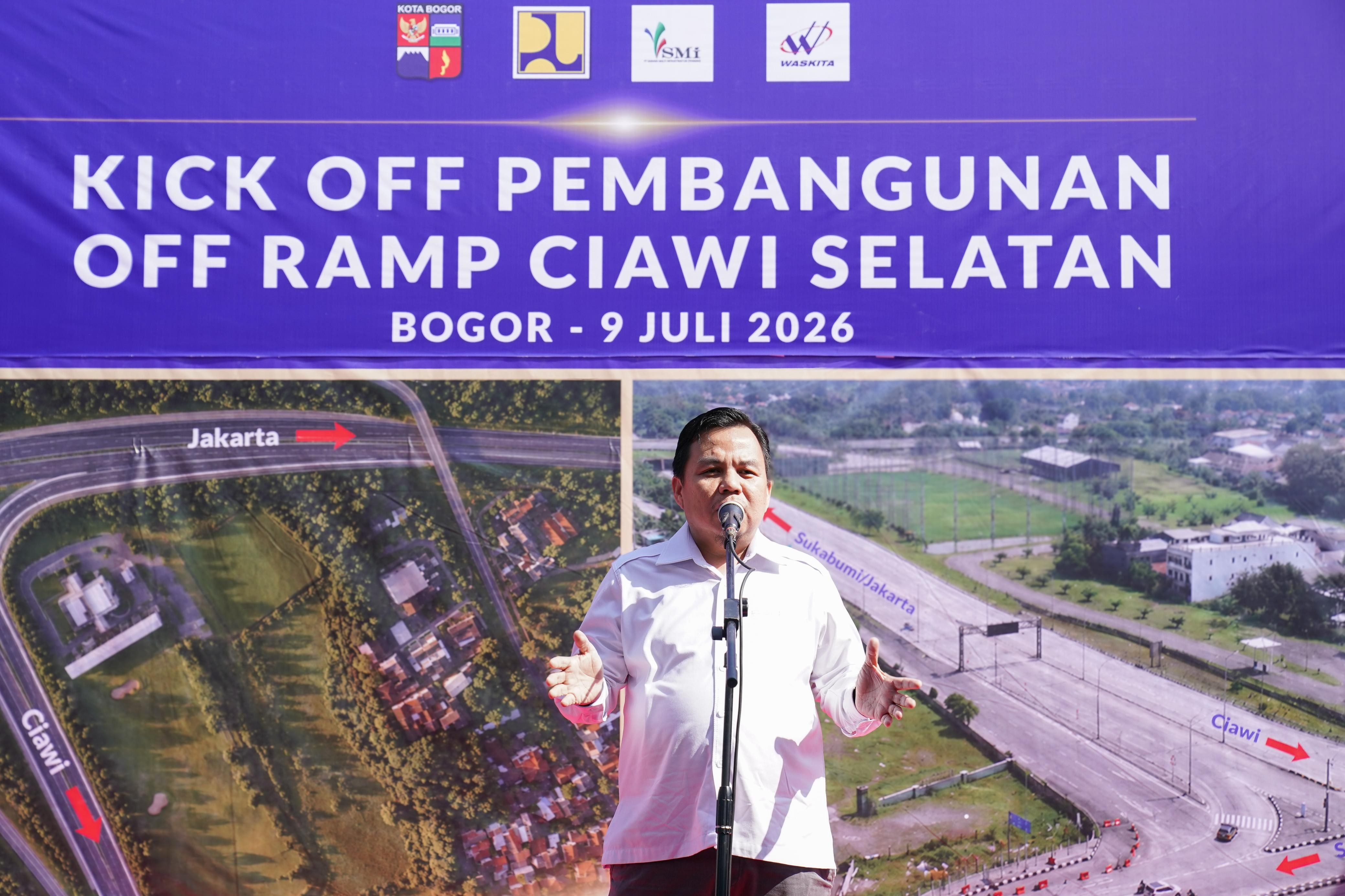 Groundbreaking Off Ramp Ciawi Selatan Dimulai, DPRD Kota Bogor Optimistis Kemacetan Berkurang