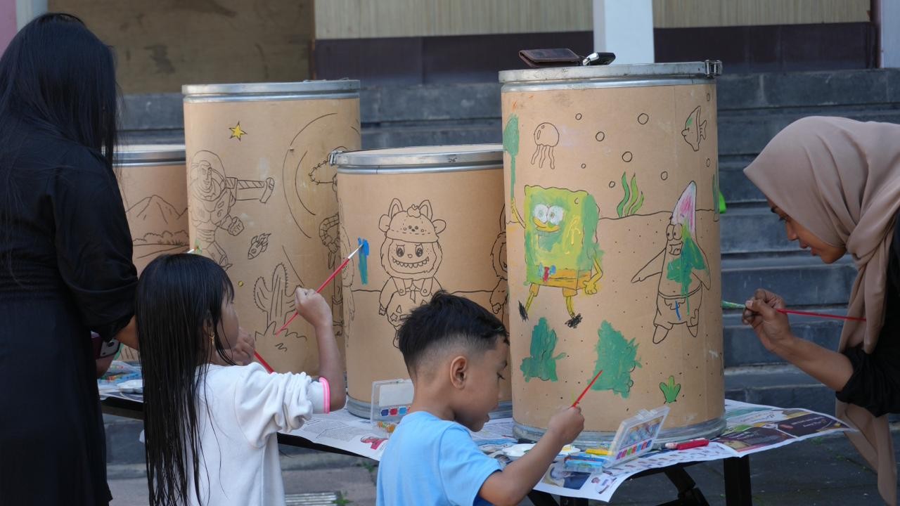 BeSS Resort Malang Sulap Tong Bekas Menjadi Media Edukasi Anak Saat Libur Sekolah