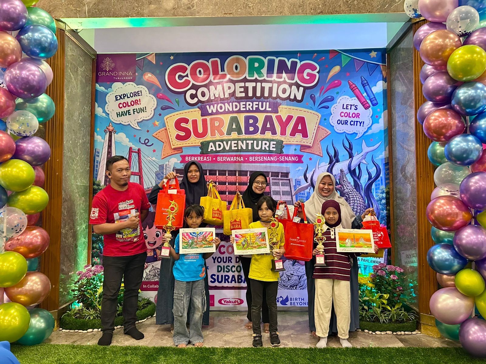 Grand Inna Tunjungan Suguhkan Lomba Mewarnai dan Aktivitas Edukatif Selama Liburan Sekolah