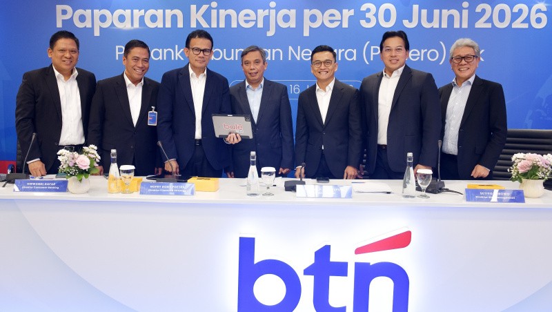BTN Cetak Laba Bersih Semester I /2026 Melesat 40,8 % YOY dan NPL Turun Jadi 2,99%YOY