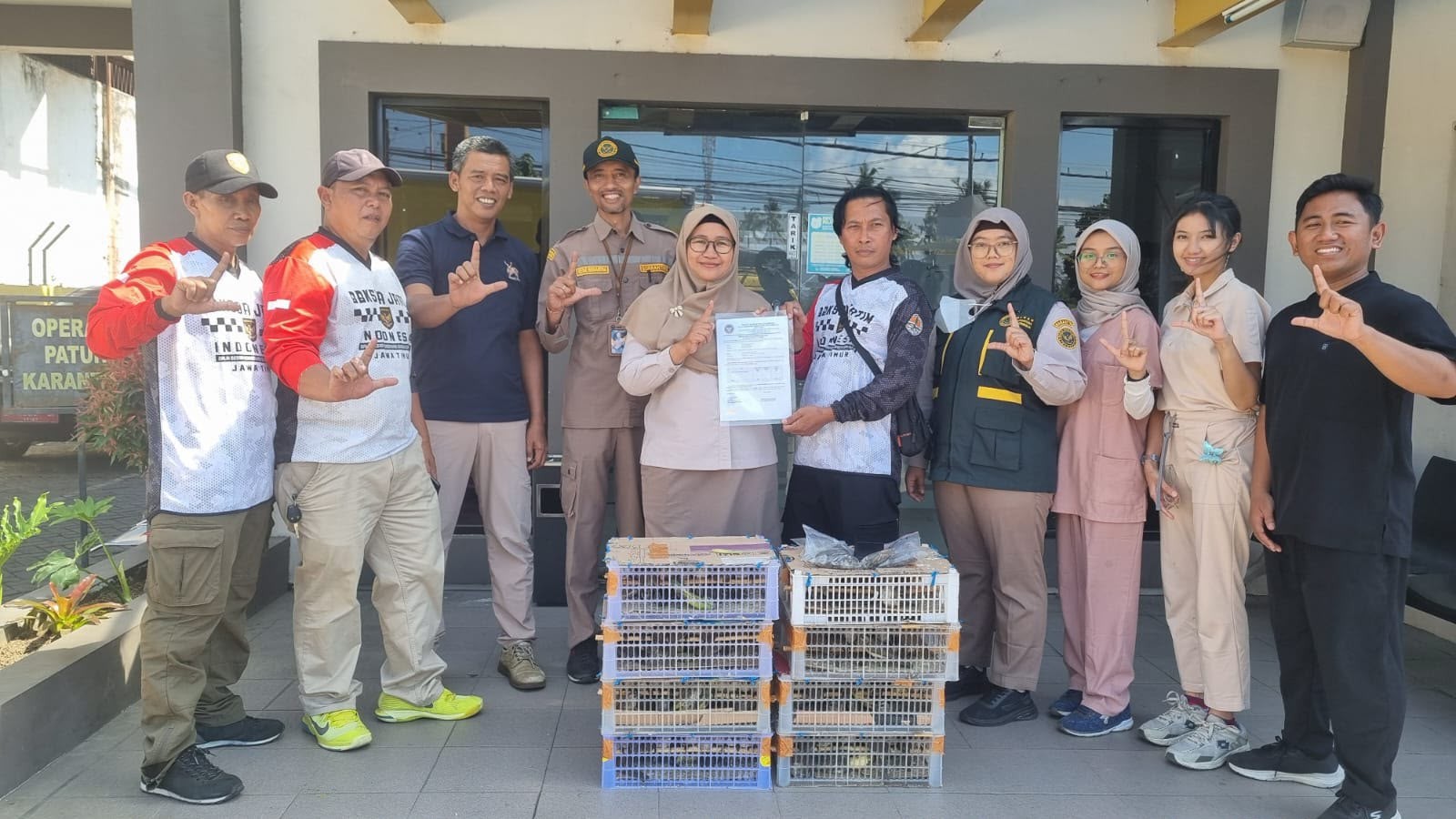 Karantina Jatim Kembali Gagalkan Percobaan Penyelundupan Burung Liar