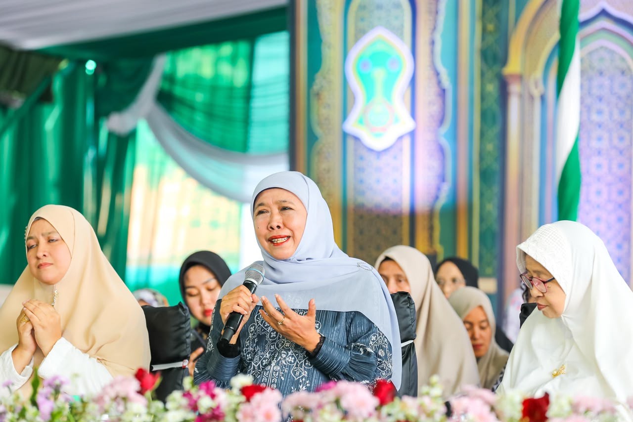Gubernur Khofifah Hadiri Idul Khotmi Nasional ke-234 Thoriqoh At-Tijaniyah, Ajak Perkuat Ketakwaan dan Ukhuwah Islamiyah