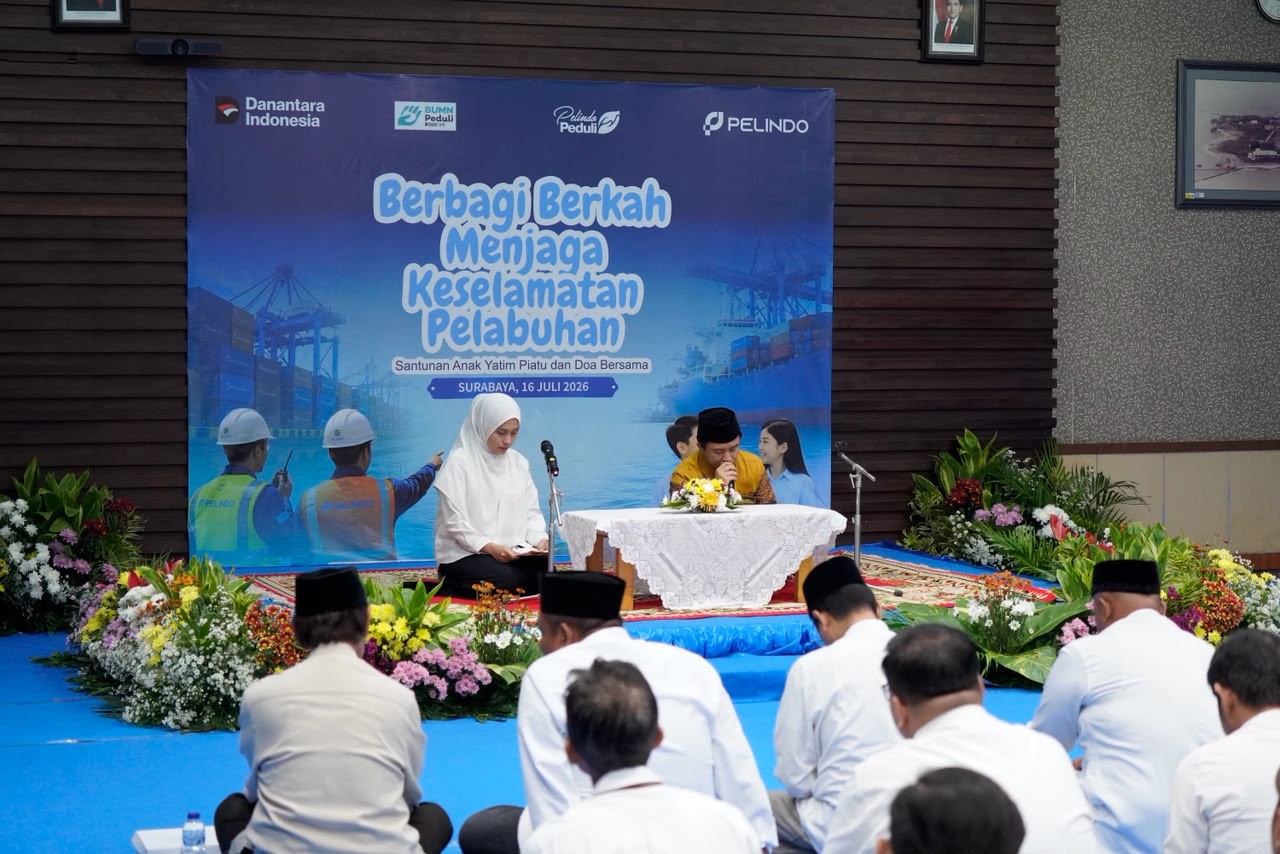 Pelindo Sub Regional Jawa Gelar Doa Bersama dan Santunan Anak Yatim, Perkuat Komitmen Keselamatan Operasional Pelabuhan