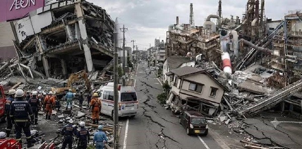 Gempa Dahsyat Guncang Jepang, 13 Orang Tewas dan Ratusan Ribu Warga Mengungsi