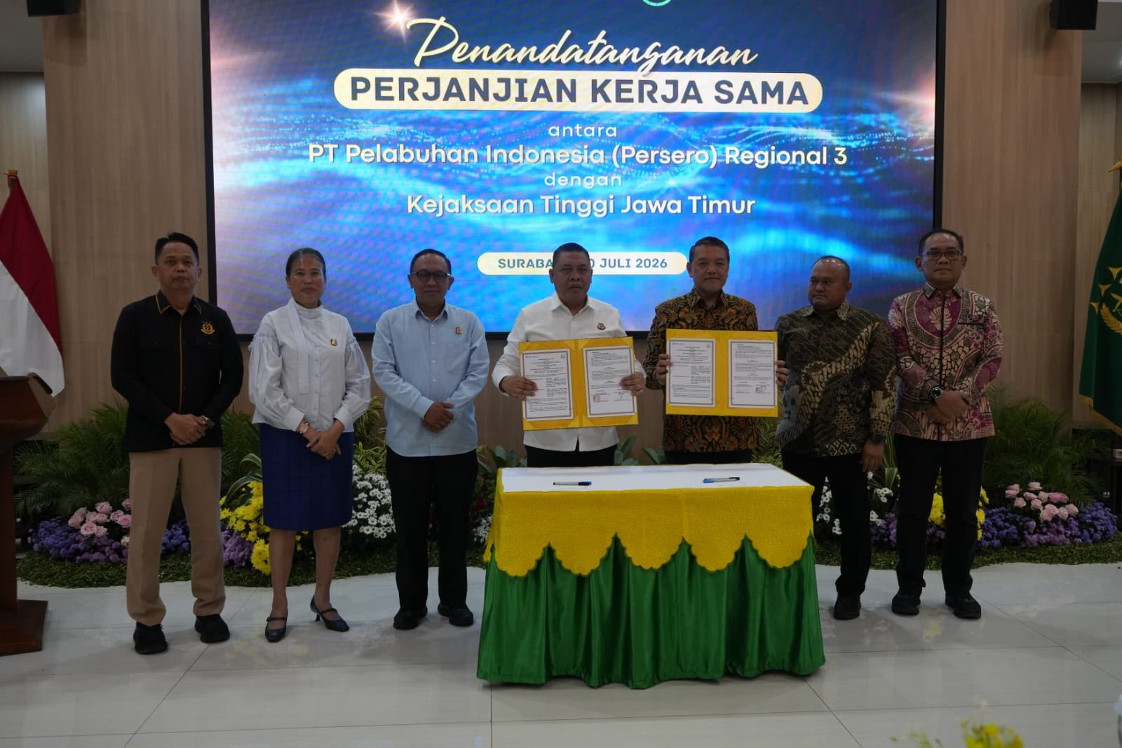 Pelindo Regional 3 dan Kejati Jatim Perkuat Tata Kelola Perusahaan melalui Perjanjian Kerja Sama