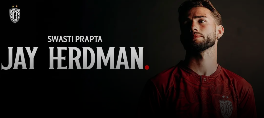 Jay Herdman, Anak Pelatih Timnas Indonesia Resmi Bergabung ke Bali United