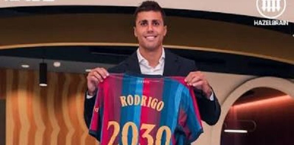 Rodri Pulang ke Spanyol, Barcelona Dapat Mesin Baru di Lini Tengah