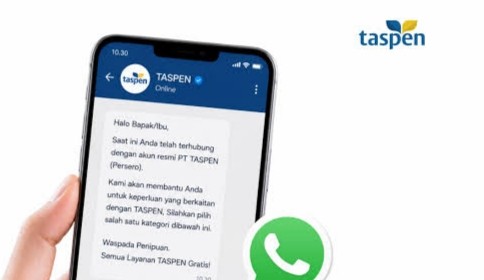 TASPEN Kenalkan Whats App Business Resmi