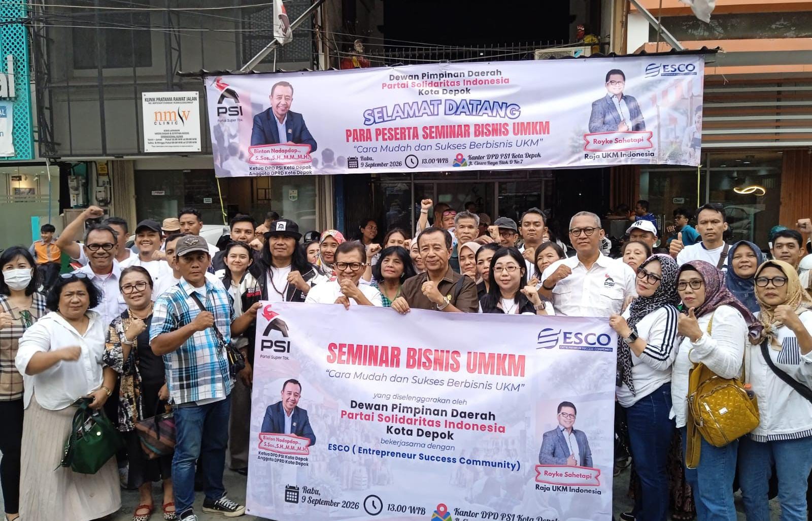 PSI Depok Gelar Seminar Bisnis UMKM, Dorong Kader Mandiri Secara Ekonomi