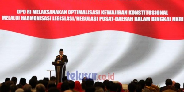 HUT ke-14, Wapres Pesan DPD Terus Jaga Harmonisasi dengan DPR