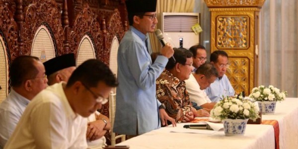 Sandiaga: Rakyat Ingin Pemilu Jurdil
