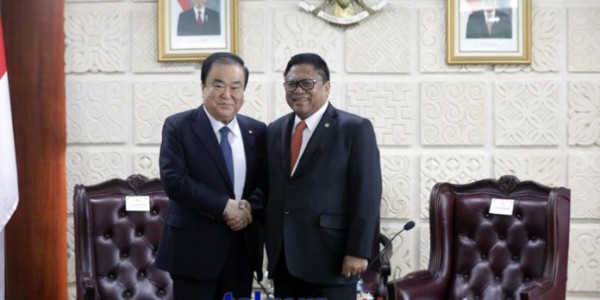 Terima Kunjungan Ketua Parlemen Korsel, DPD RI Bahas Investasi Daerah