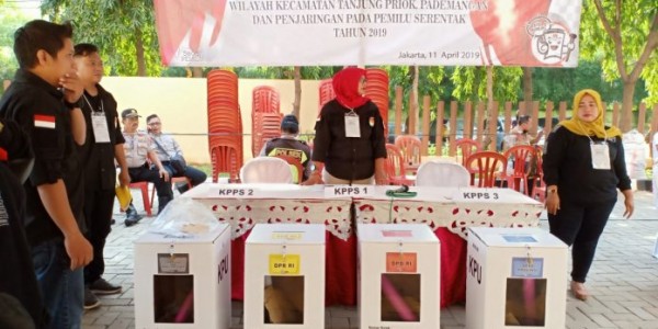 KPU Jakarta Utara Gelar Simulasi Pemilihan Guna Peningkatan Kopetensi PPS
