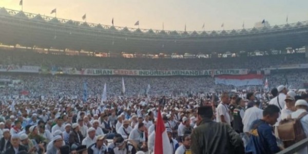 Sandi Terharu Lihat Lautan Manusia Padati GBK