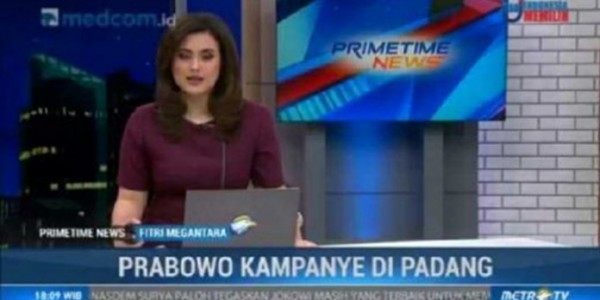 Dianggap Siarkan Berita Hoax Prabowo, BPN Akan Laporkan Metro TV Ke Dewan Pers