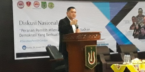 Wakasatgas Nusantara Polri: Milenial Punya Peran Penting Wujudkan Pemilu Berkualitas