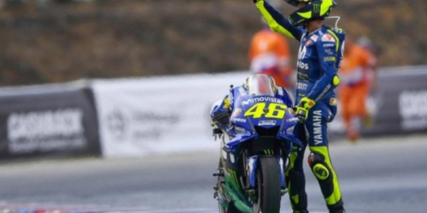 Rossi Kecewa, Ingin Tampil Cepat Rantai Motor Malah Putus