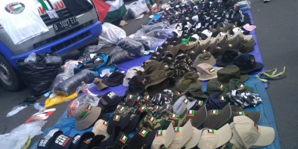Aksi Bela Palestina, Disisipi Atribut 2019 Ganti Presiden