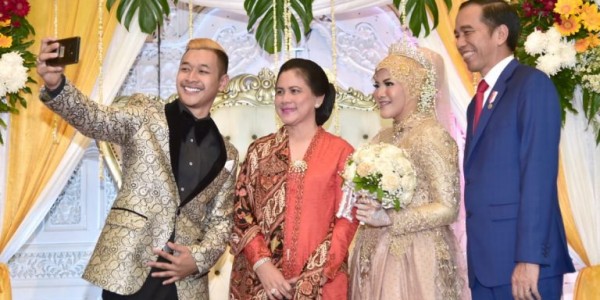 Presiden Hadiri Pernikahan Dua Atlet Peraih Emas Asian Games 2018