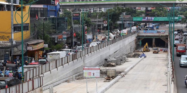 Pekan Depan Underpass Mampang-Kuningan Dibuka