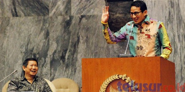 Kata Sandiaga, Kaos #2019GantiPresiden Peluang Usaha yang Bagus