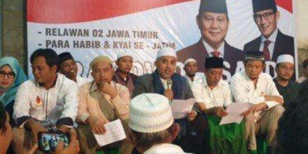 Relawan Prabowo Belasan Kota/Kab di Jatim Hadiri “Doa Anak Negeri” di Surabaya