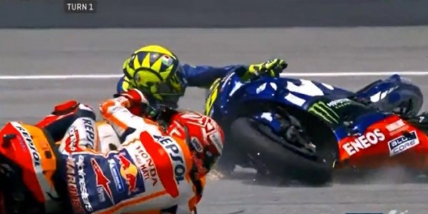 Rossi Terjatuh, Marquez Juara MotoGP Malaysia