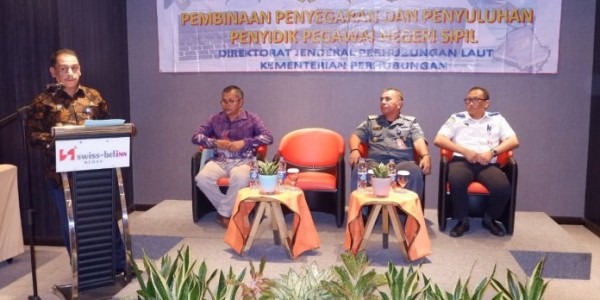 Pelaksana Tugas Penyidikan PPNS Ditjen Hubla Harus Tangguh Menghadapi Tantangan