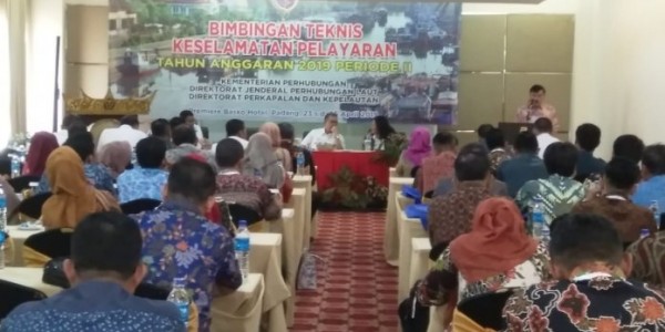 Buka Bimtek Keselamatan Pelayaran, Wagub Sumbar Apresasi Bimtek Periode II di Padang